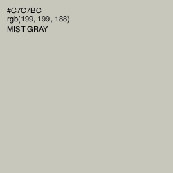 #C7C7BC - Mist Gray Color Image